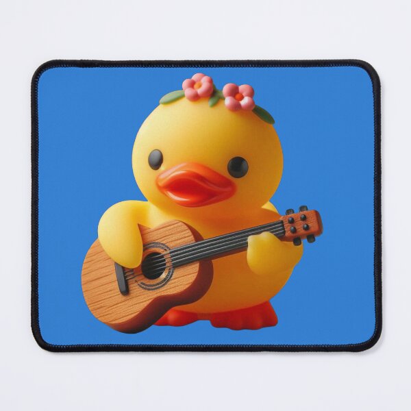 Item preview, Cute rubber duck playing the guitar designed and sold by Rocklights.