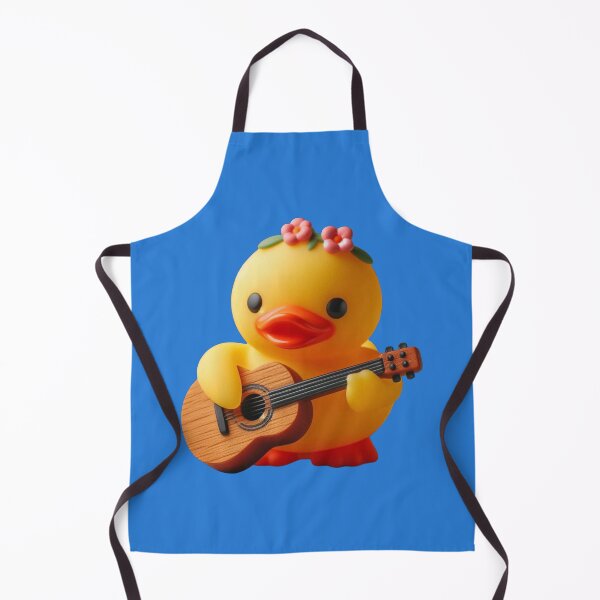 Item preview, Cute rubber duck playing the guitar designed and sold by Rocklights.