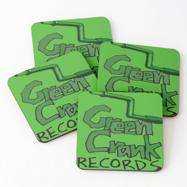Item preview, green crank records designed and sold by coptheriotact.