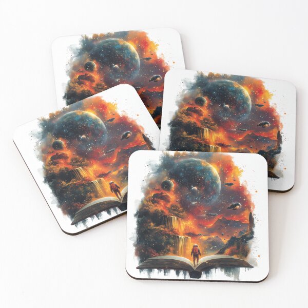 Item preview, Exploration Of Space - Fantasy Art Print designed and sold by AiHead.