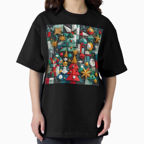 Finvara - Paper Cut - Christmas II. Oversized T-Shirt
