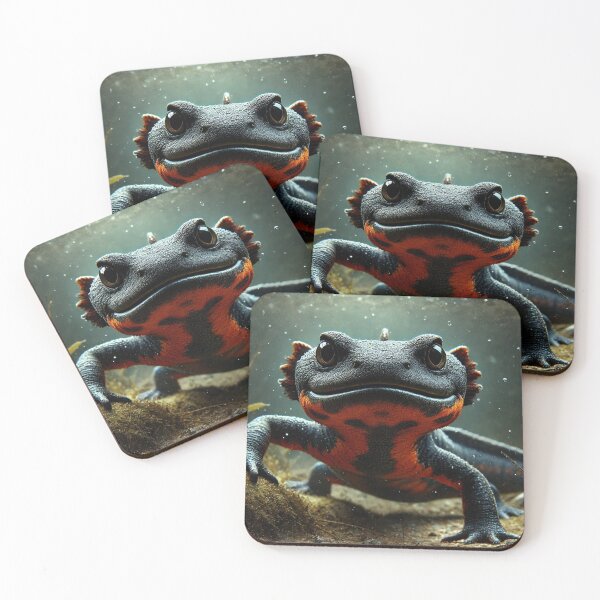 Item preview, Fierce Fire-Bellied Newt designed and sold by NocturnalNook.