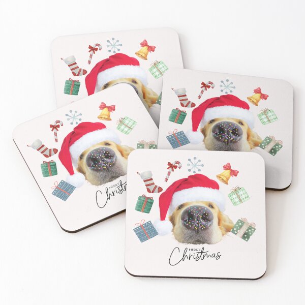 Item preview, Christmas Dog Card designed and sold by Playful Strokes pom@pom.