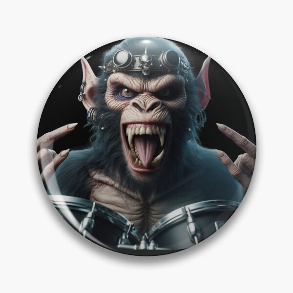 Item preview, Metal Monkey Drummer designed and sold by FM-Studios.