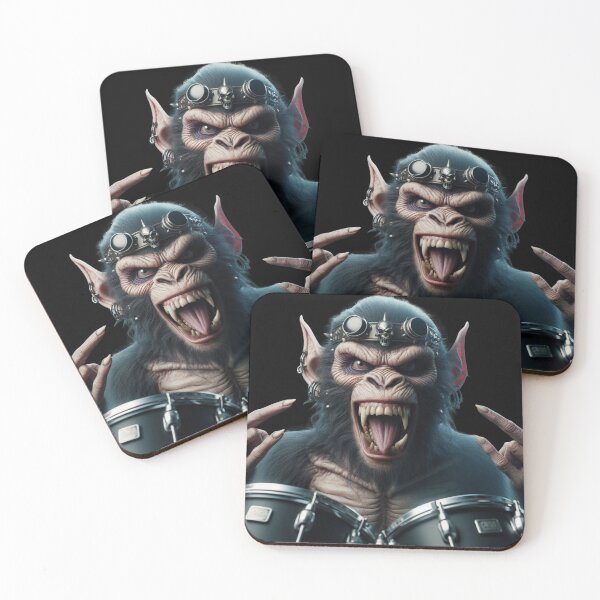 Item preview, Metal Monkey Drummer designed and sold by FM-Studios.