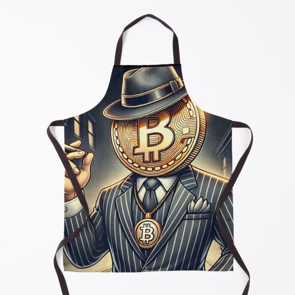 Item preview, Gangster Bitcoin Noir: Retro Crypto designed and sold by mkzmerch.