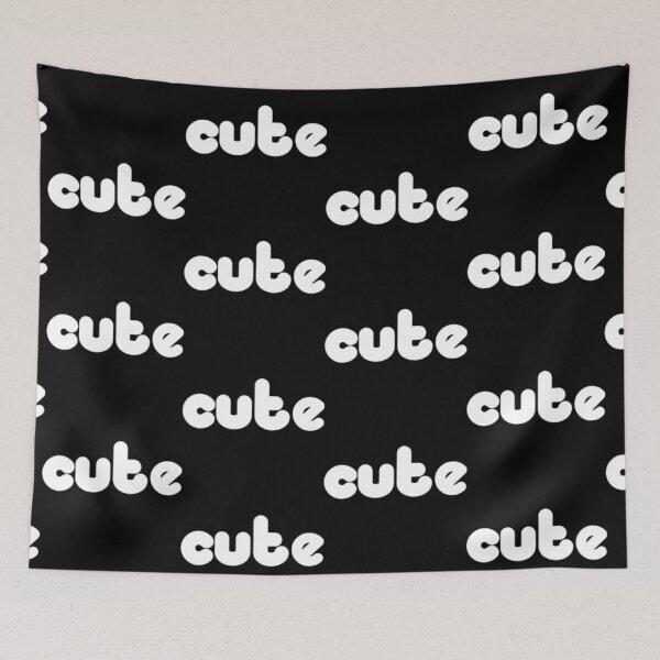 Item preview, LaMaisonOfMY NEW ONE WORD "CUTE" COLLECTION NO.1 BLACK designed and sold by LaMaisonOfMY.