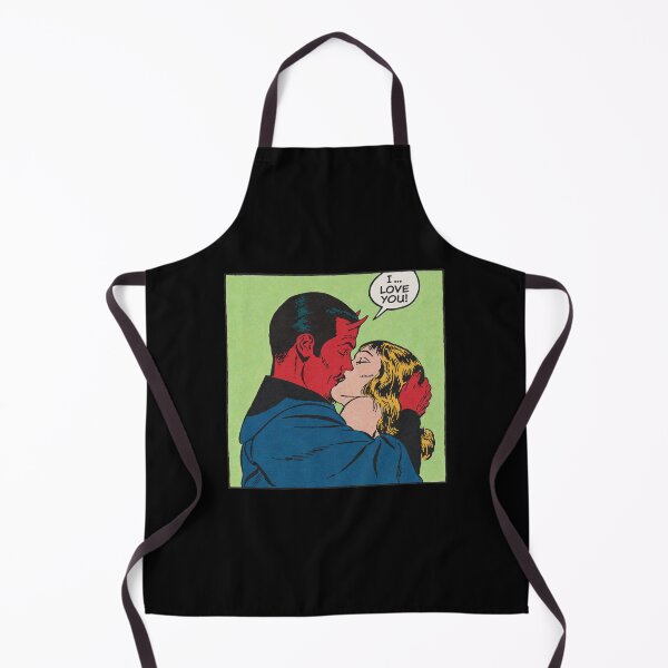 Item preview, Kissing the Devil (vintage Halloween artwork) designed and sold by LapinMagnetik.