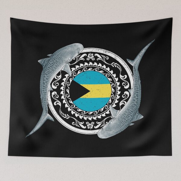 Item preview, Tiger Beach Bahamas tiger shark designed and sold by NicGrayGraphic.