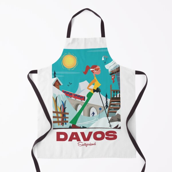 Item preview, Davos ski poster designed and sold by GAGodel.