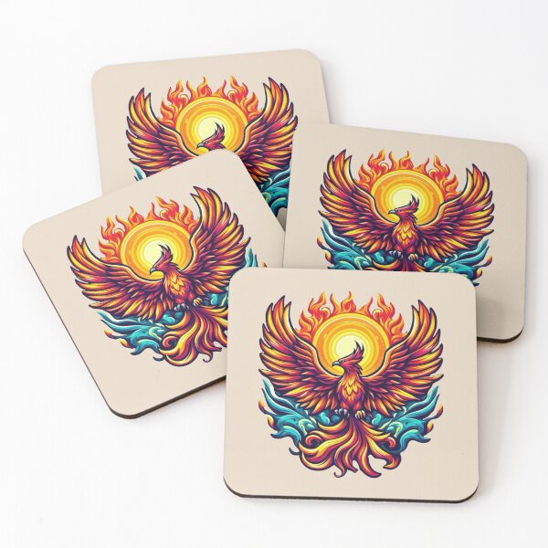 Item preview, Flaming Phoenix designed and sold by Myra365Art.
