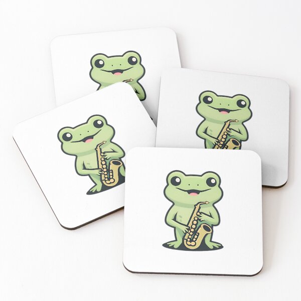 Item preview, A Cute Saxophonist Frog designed and sold by DWorriBHappi.