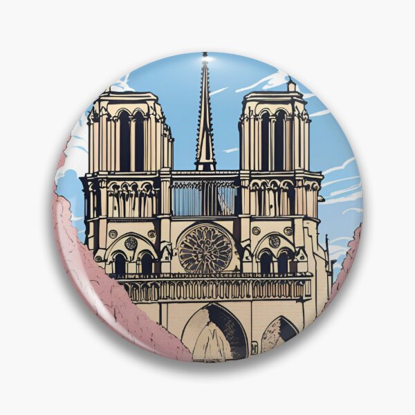 Item preview, Notre-Dame Drawn designed and sold by Gina-Rosa.