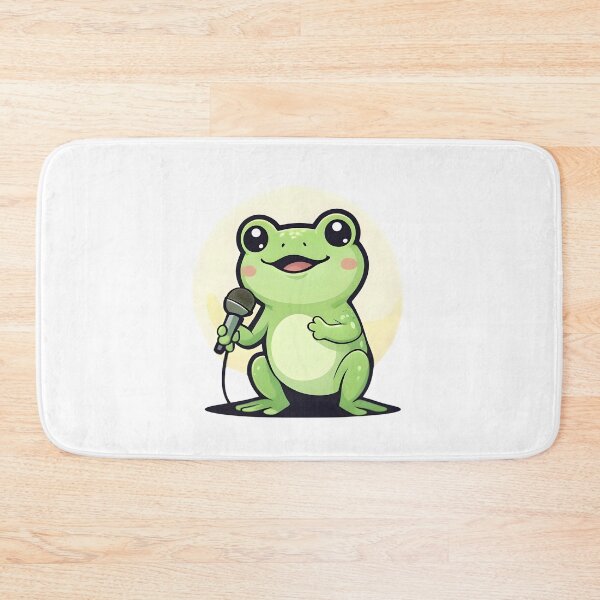 Item preview, A Cute Singer Frog designed and sold by DWorriBHappi.