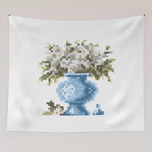 Item preview, Pixel Art : Flower Pot_No.1 designed and sold by RelaxWild.