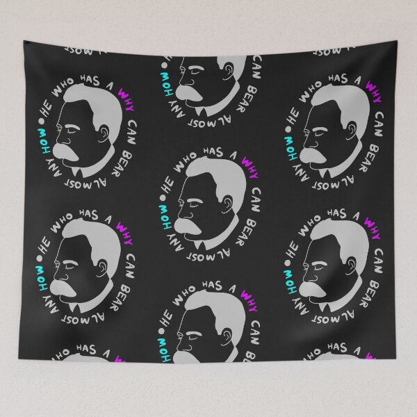Item preview, Friedrich Nietzsche - He who has a why to live can bear almost any how designed and sold by isstgeschichte.