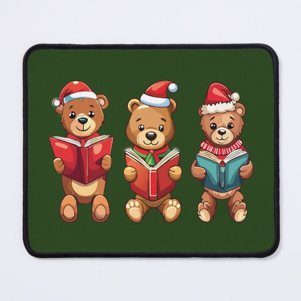 Item preview, A Christmas teddy bears book club designed and sold by FableAndThread.