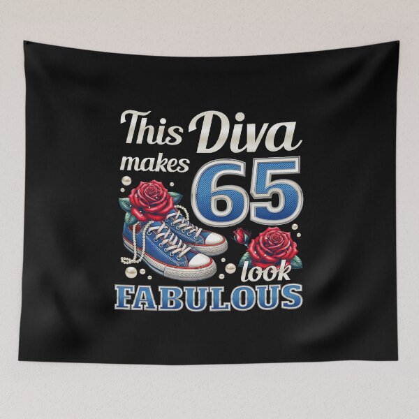 Item preview, 65th Birthday for a Fabulous woman, diva, lady designed and sold by iclipart.