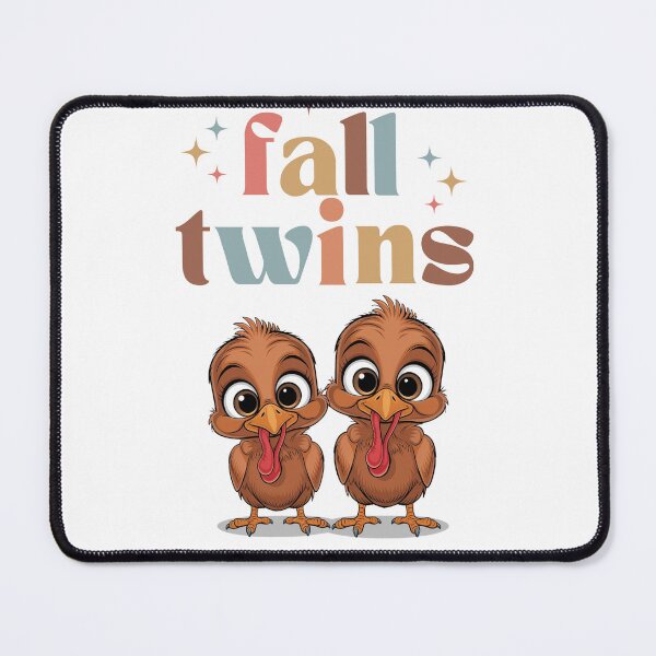 Item preview, Fall Twin Baby Announcement, Mother of Twins, Mom Twins designed and sold by KolorellaS.