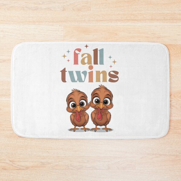 Item preview, Fall Twin Baby Announcement,  Mother of Twins,  Mom Twins designed and sold by KolorellaS.