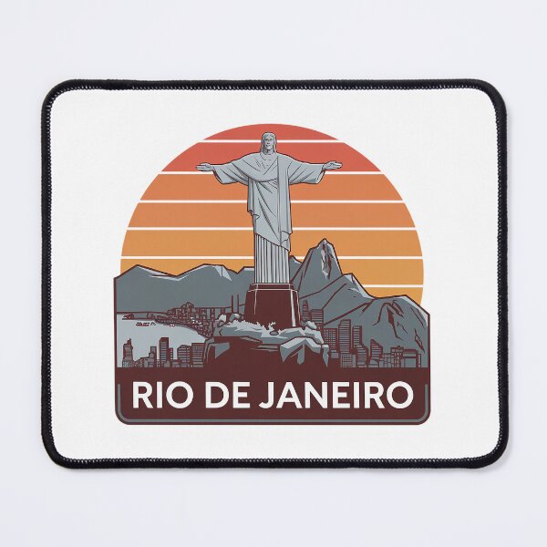 Item preview, Christ the Redeemer Overlooking Rio de Janeiro - Sunset Skyline Art designed and sold by TEE2SCOUT.