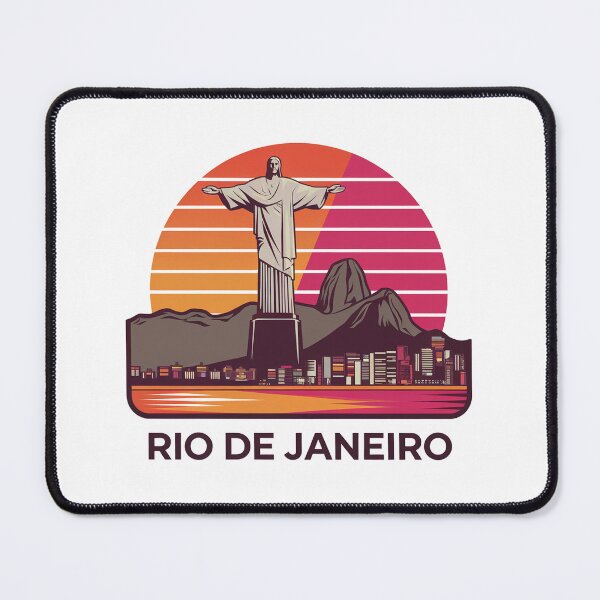 Item preview, Christ the Redeemer Over Rio - Vibrant Sunset Skyline designed and sold by TEE2SCOUT.