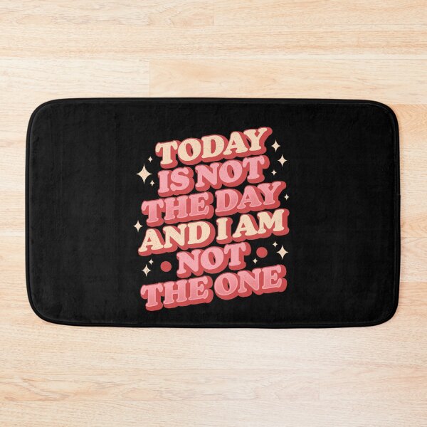 Item preview, Today Is Not The Day And I Am Not The One - Funny Sarcasm Lettering Dark Humor Gift designed and sold by koalateess.