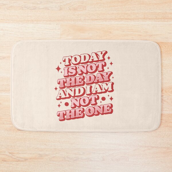 Item preview, Today Is Not The Day And I Am Not The One - Funny Sarcasm Lettering Dark Humor Gift designed and sold by koalateess.