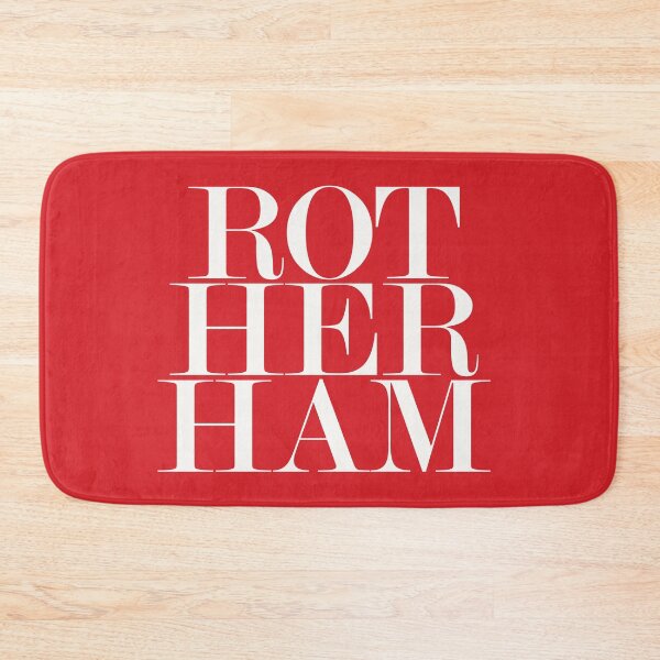 Item preview, Rotherham UK City (Red) Typography Minimalist Patriotic Travel Souvenir designed and sold by kakarikihill.