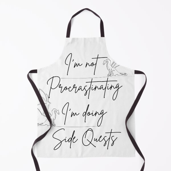 Item preview, Not procrastinating just side questing designed and sold by fiabug.