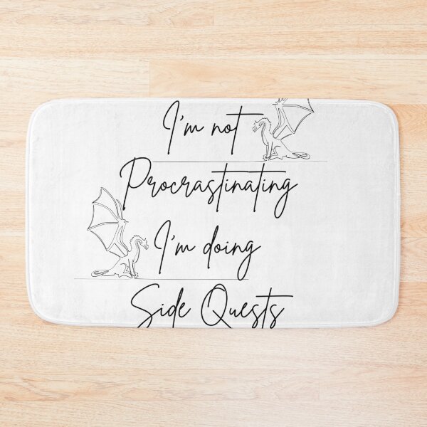 Item preview, Not procrastinating just side questing designed and sold by fiabug.