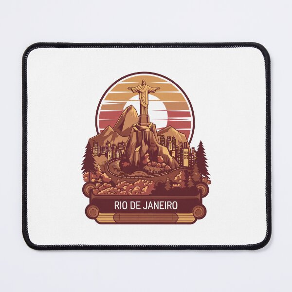 Item preview, Christ the Redeemer and Rio's Mountains - Sunrise Over the City designed and sold by TEE2SCOUT.