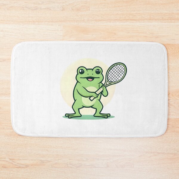 Item preview, A Cute Tennis Player Frog designed and sold by DWorriBHappi.