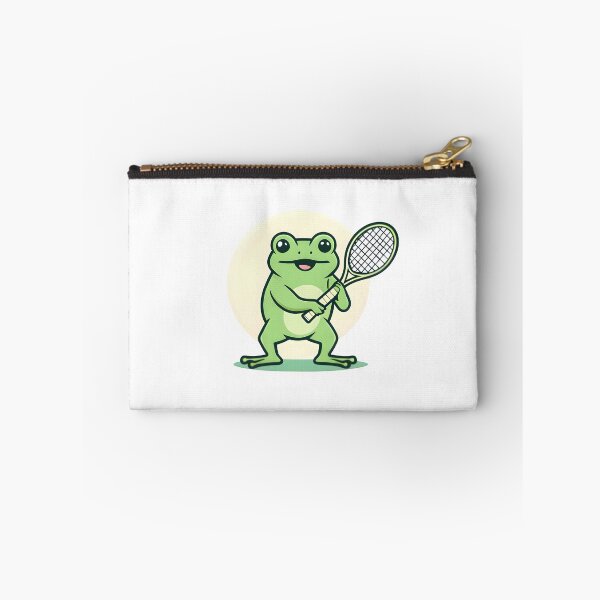 Item preview, A Cute Tennis Player Frog designed and sold by DWorriBHappi.