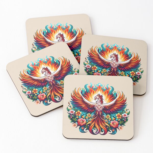 Item preview, Flaming Phoenix designed and sold by Myra365Art.