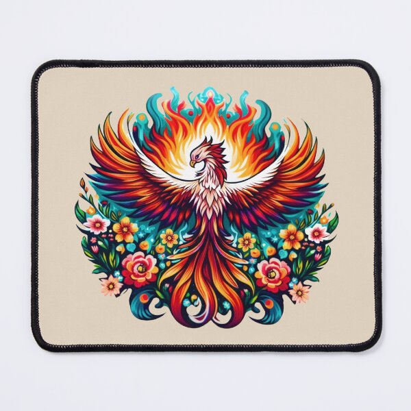 Item preview, Flaming Phoenix designed and sold by Myra365Art.