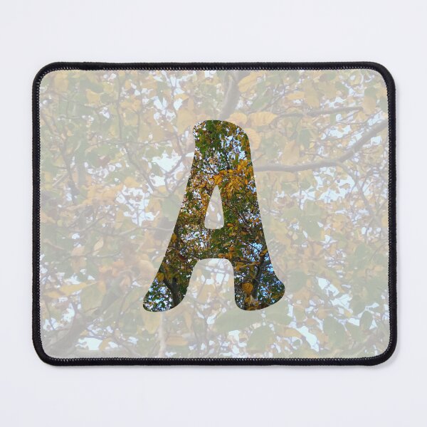 Item preview, Bold Letter ' A ' - Autumn Walnut Tree Design :) designed and sold by Myriel-Myriel.