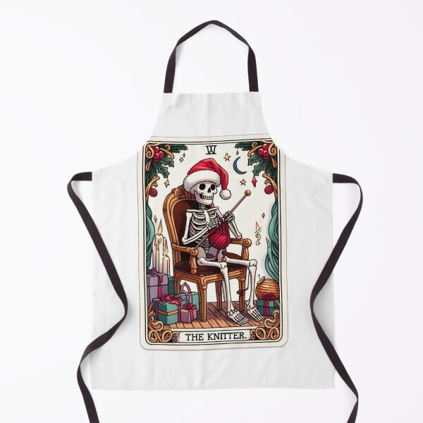 Artikelvorschau, Strick-Tarot, Weihnachtsskelett-Strick-Tarot entworfen und verkauft von clarkfraser.