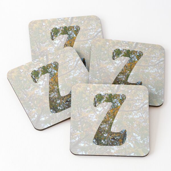 Artikelvorschau, Fettgedruckter Buchstabe „Z“ – Herbstliches Walnussbaum-Design :) entworfen und verkauft von Myriel-Myriel.
