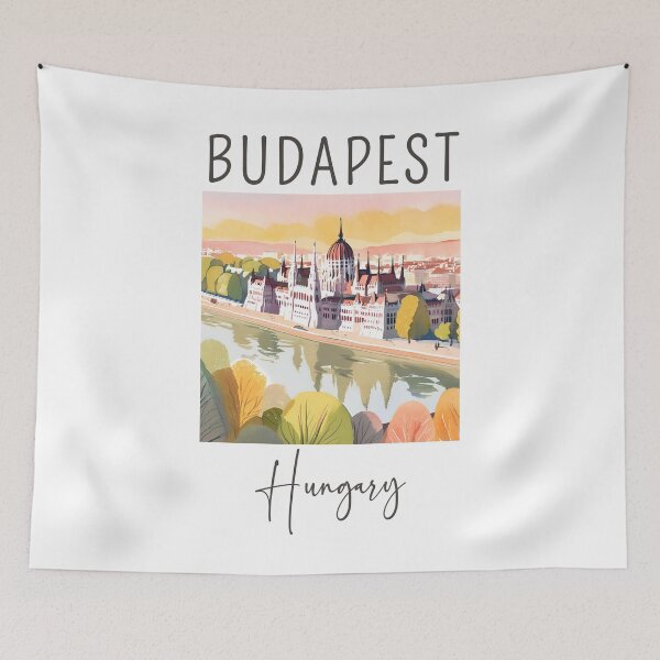 Item preview, A Watercolor Design of Budapest - Hungary  designed and sold by Sketch-Shack.