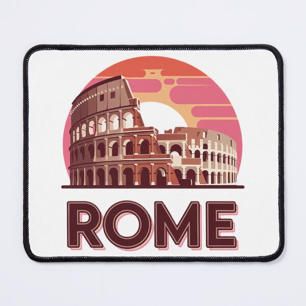 Item preview, Colosseum at Sunset - Rome City Illustration designed and sold by TEE2SCOUT.