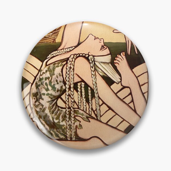 Item preview, Art Deco girl with braids designed and sold by Infraredphoto.