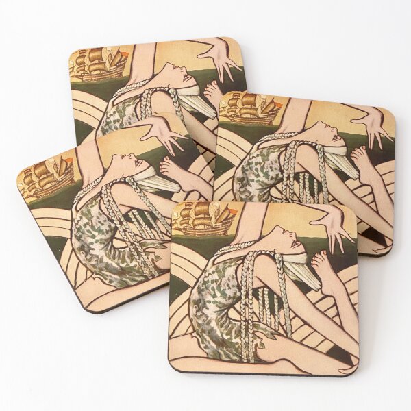 Item preview, Art Deco girl with braids designed and sold by Infraredphoto.