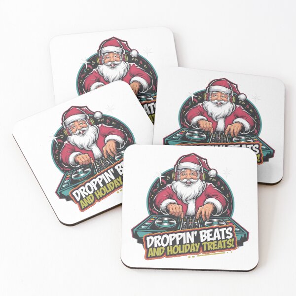 Item preview, DJ Santa’s Festive Beats designed and sold by stickercuffs.