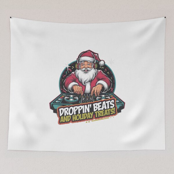 Item preview, DJ Santa’s Festive Beats designed and sold by stickercuffs.