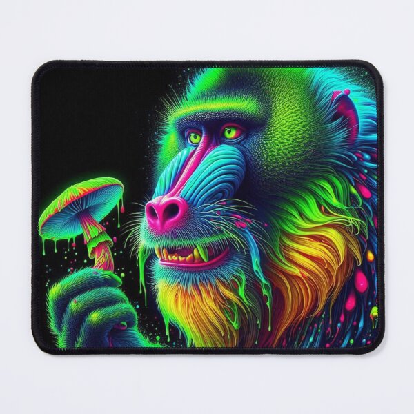 Artikelvorschau, psychedelischer Schimpanse entworfen und verkauft von Racar4.