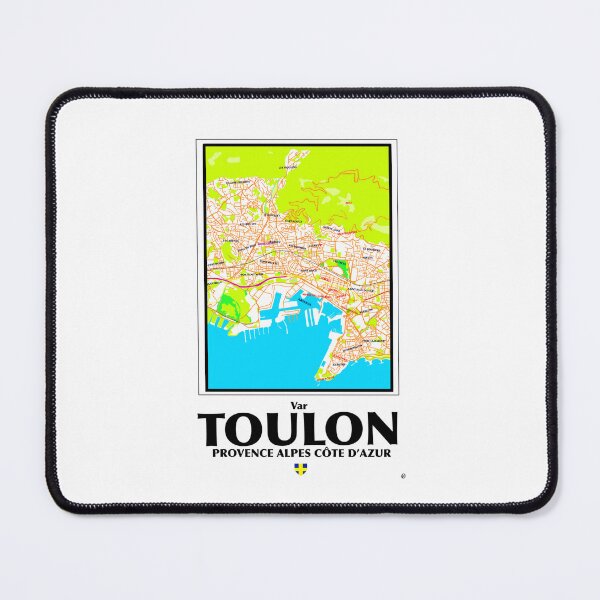 Item preview, toulon map designed and sold by petiteToulon.