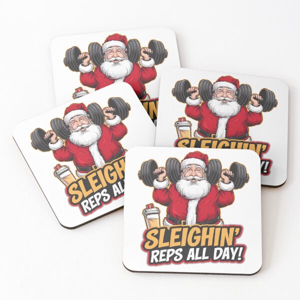 Item preview, Gym Santa’s Sleigh-Day Workout designed and sold by stickercuffs.
