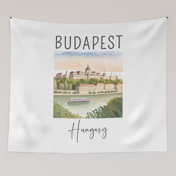 Item preview, A Watercolor Design of Budapest - Hungary  designed and sold by Sketch-Shack.