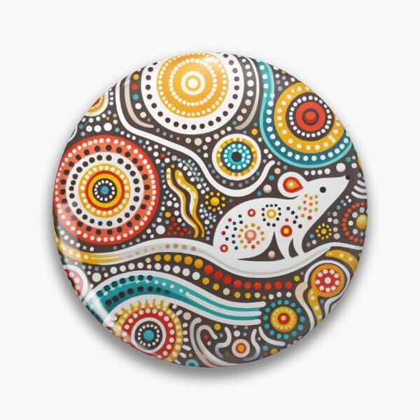 Item preview, Vibrant Animal Artwork - cute Antechinuses mouse designed and sold by FOLK ART FUSION by heidiannemorris.